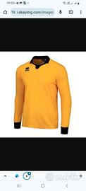 maglia portiere calcio giallo carlos errea XL