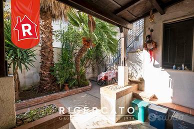 Appartamento al piano terra con scoperto di pertin