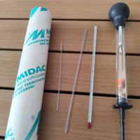 Densimetro per la misura densità elettrolito batte