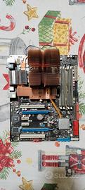 Combo Scheda madre Asus P5E + CPU + RAM