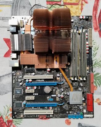 Combo Scheda madre Asus P5E + CPU + RAM
