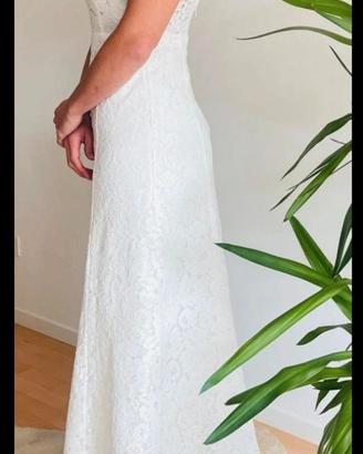 abito da sposa in pizzo