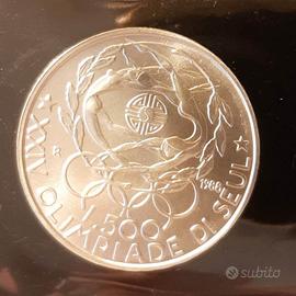 500 LIRE Argento - Olimpiadi di Seoul 1988