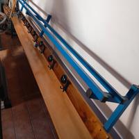 panca e appendiabiti da spogliatoio 