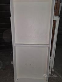 culla in legno colore bianco completa 