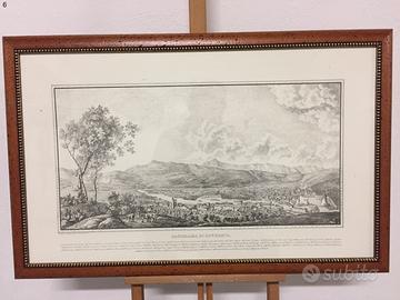 Stampa panorama di Rovereto