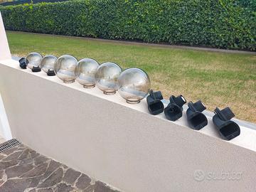 Applique da esterno a sfera