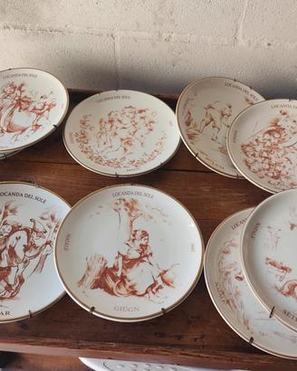 Piatti decorativi La locanda del sole - numerati 