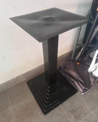 Base in ghisa per tavolo colore nero