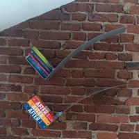 Coppia di mensole di design in metallo Kirp IKEA 