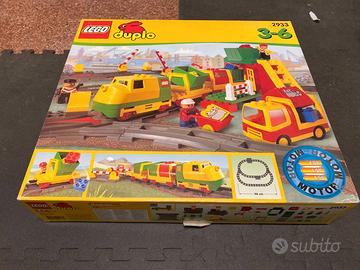 Lego DUPLO 2933 Deluxe Set Treno Merci COMPLETO