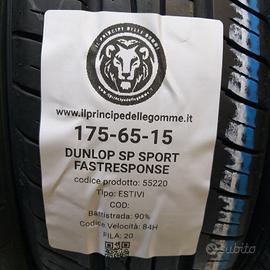 2 GOMME 175 65 15 DUNLOP A55220