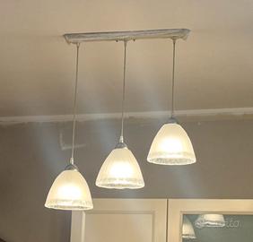 Lampadario + 7 applique