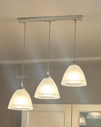 Lampadario + 7 applique