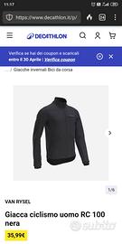 giacca ciclisti antivento triban