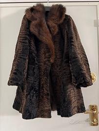 Pelliccia in Astrakan e Visone 