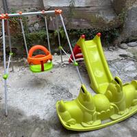 Altalena scivolo e dondolo