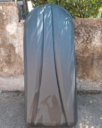 Portapacchi per auto nero - effetto carbonio 