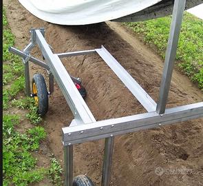 Carello agevolatore raccolta asparago