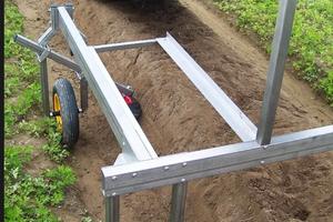 Carello agevolatore raccolta asparago