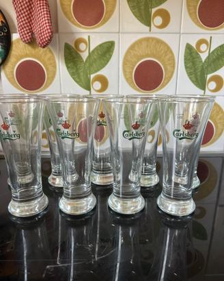 9 Bicchieri Carlsberg 20cl