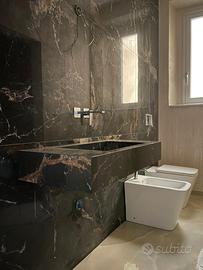 Lavabo da bagno sospeso in gres