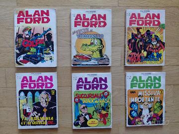 Alan Ford lotto 6 fumetti 1974-1975