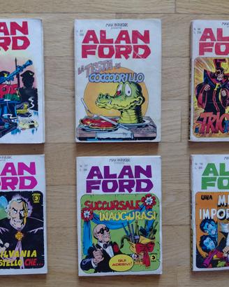 Alan Ford lotto 6 fumetti 1974-1975