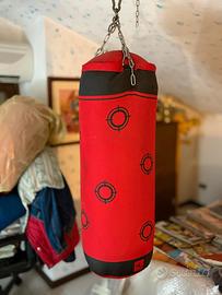 Sacco da boxe appeso + catene – sacco punching bag