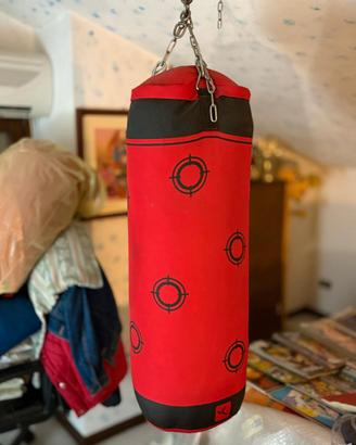 Sacco da boxe appeso + catene – sacco punching bag