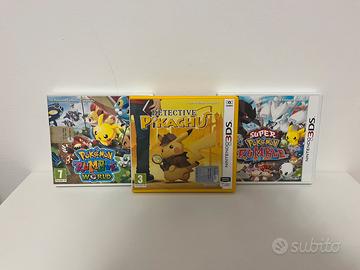 Lotto 3 giochi Pokemon Nintendo 3DS
