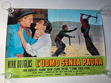 Locandina originale 1955 L'uomo senza paura