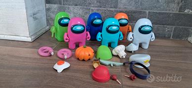 6 Action figure AMONG US grandi