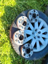 cerchi in lega, gomme e distanziali