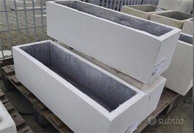 Piccole Fioriere in Cemento Drenanti e Traspiranti