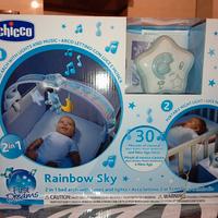 rainbow sky arco lettino con luce e musica chicco