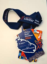 Medaglia Finisher Mezza Maratona Malta 2024
