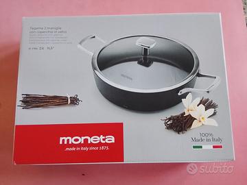 Tegame con coperchio in vetro Moneta