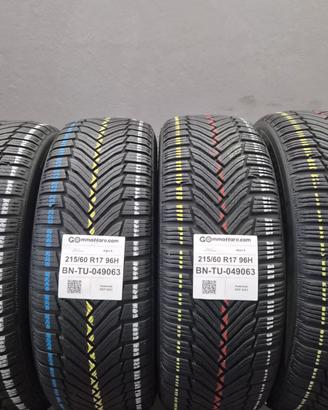 4 gomme invernali Michelin Alpin 6 215/60 R17