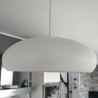 lampadario tondo bianco