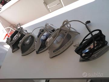 Ferri da stiro 2 moderni e 2 vintage