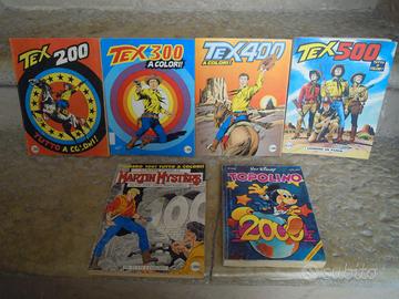 TEX 200 300 400 e 500 + TOPOLINO 2000 + MARTIN 100