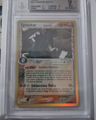 Tyranitar bgs9 delta specie holo r 