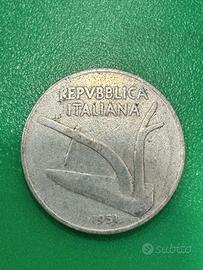 monete 10 lire 1951- spiga-italma-Rara
