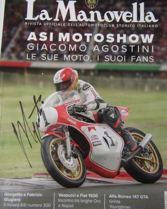 Rivista la Manovella con autografo G. Agostini