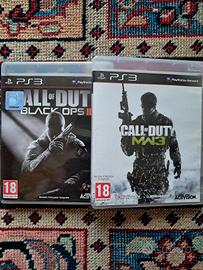 Call of duty Modern Warfare 3 e Black Ops 2 in