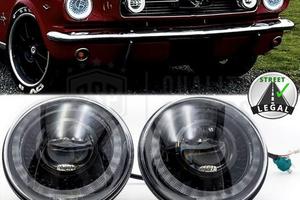 FARI Full LED Per FORD MUSTANG 1 2 DRL Dinamico