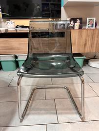 Sedia ikea tobias grigia