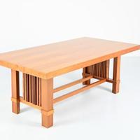 Wright, Tavolo 608 Taliesin con sedie Coonley