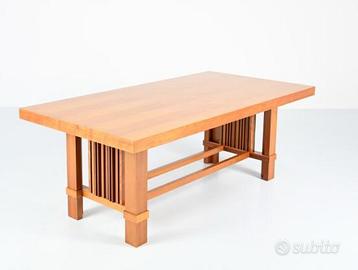 Wright, Tavolo 608 Taliesin con sedie Coonley